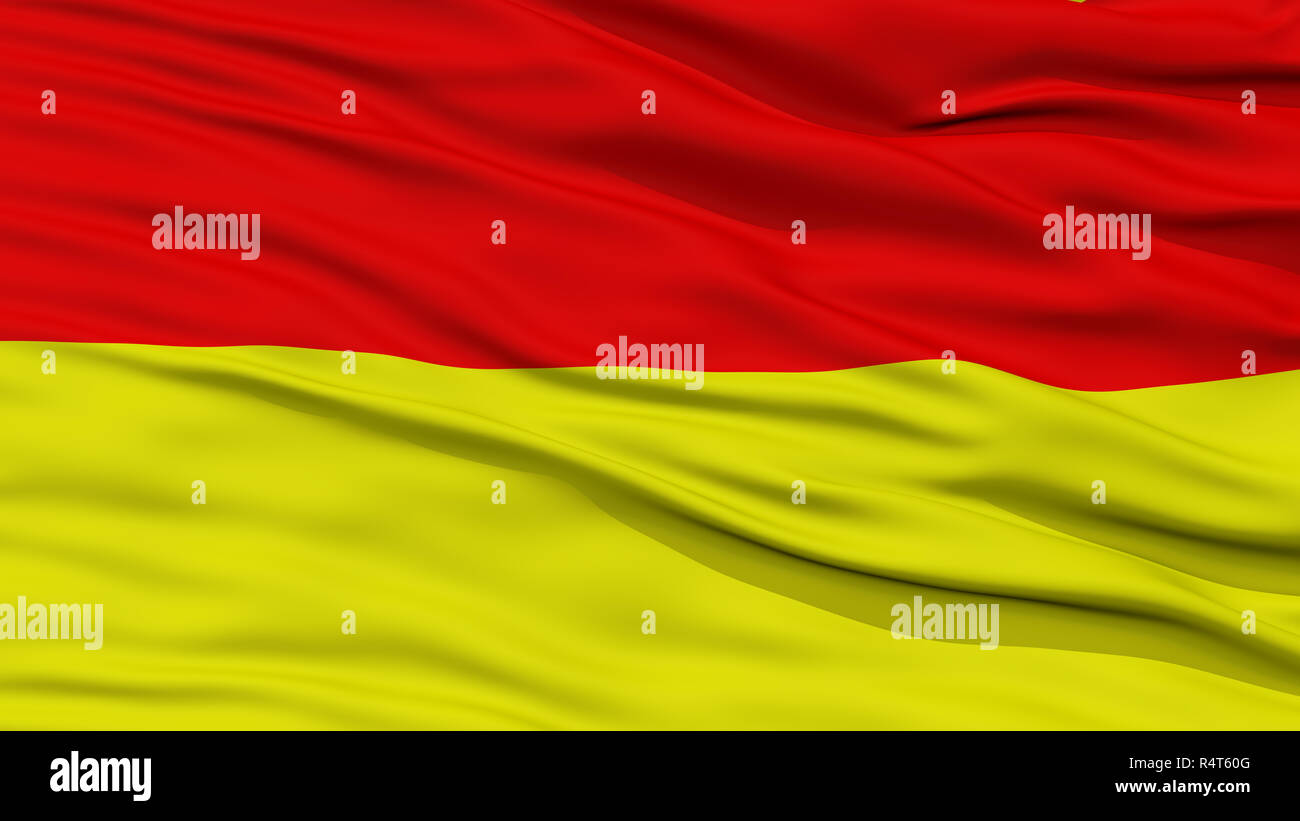 Closeup Pretoria City Flag, South Africa Stock Photo Alamy