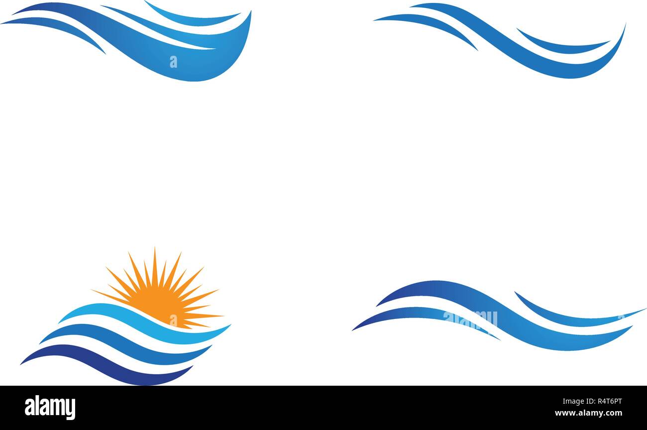 Water wave icon vector illustration design logo Stock Vector Image ...