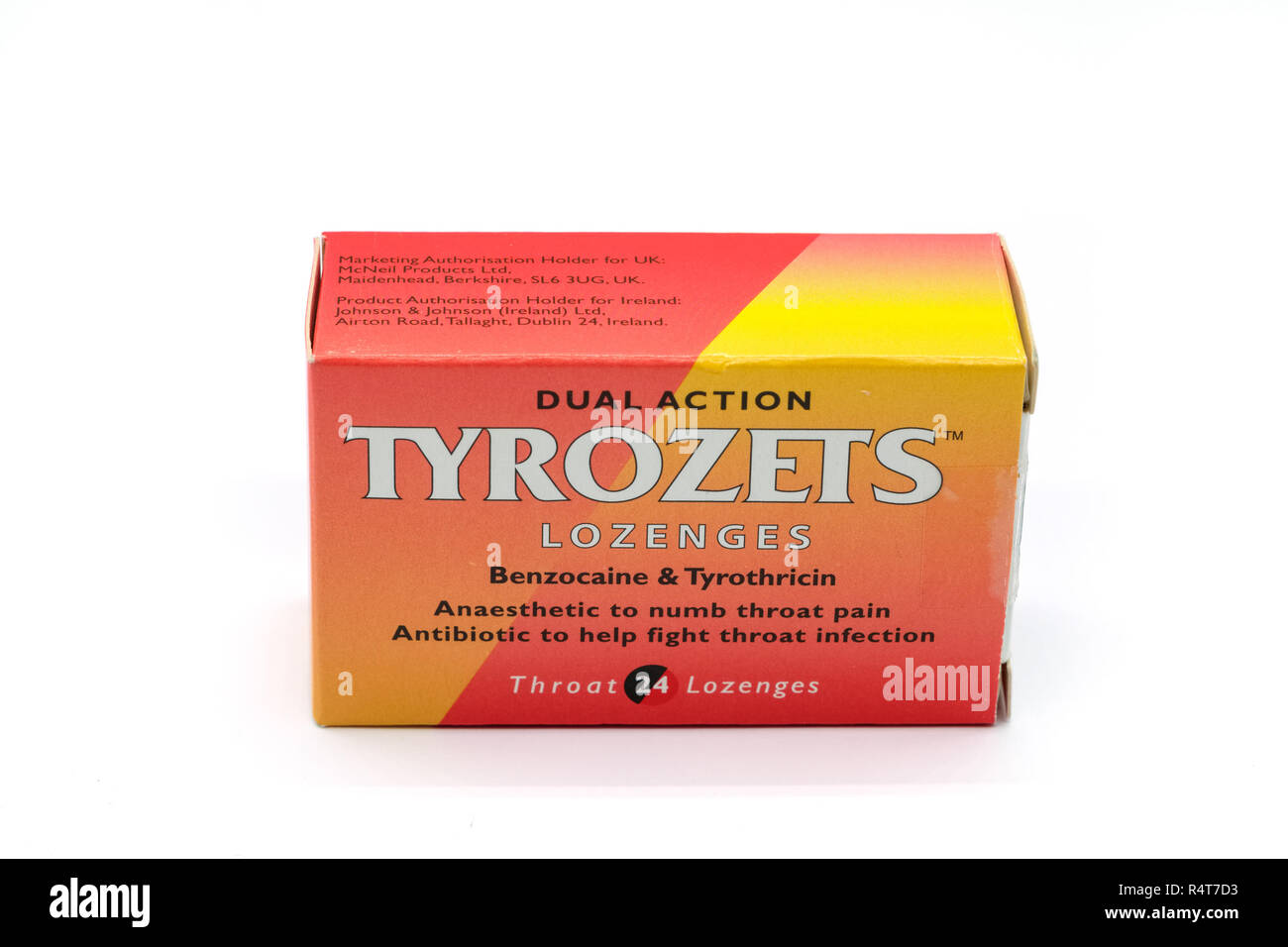 Largs, Scotland, UK November 22, 2018 Tyrozets Branded Throat