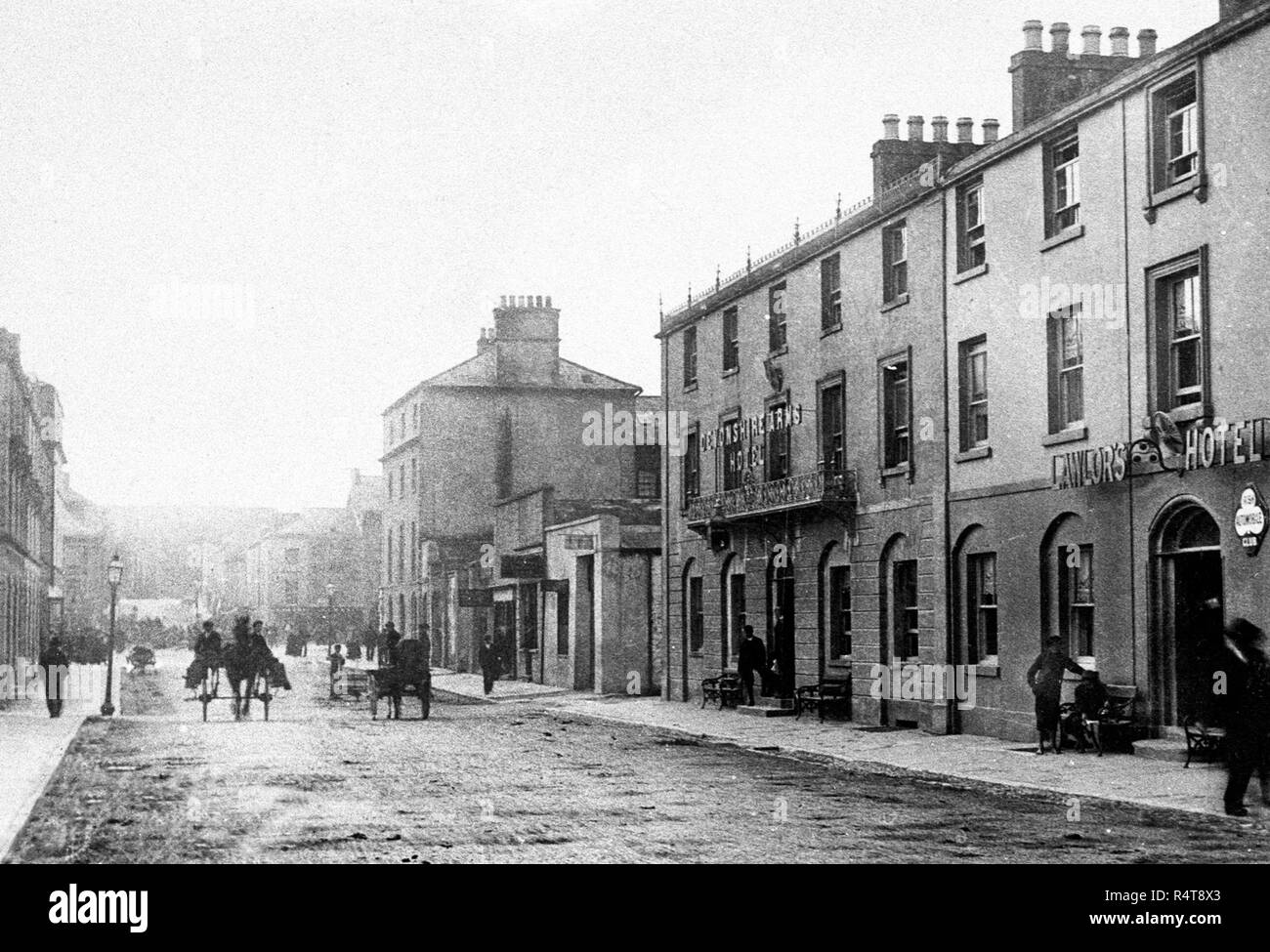 Bridge Street, Dungarvan early 1900s Stock Photo Alamy