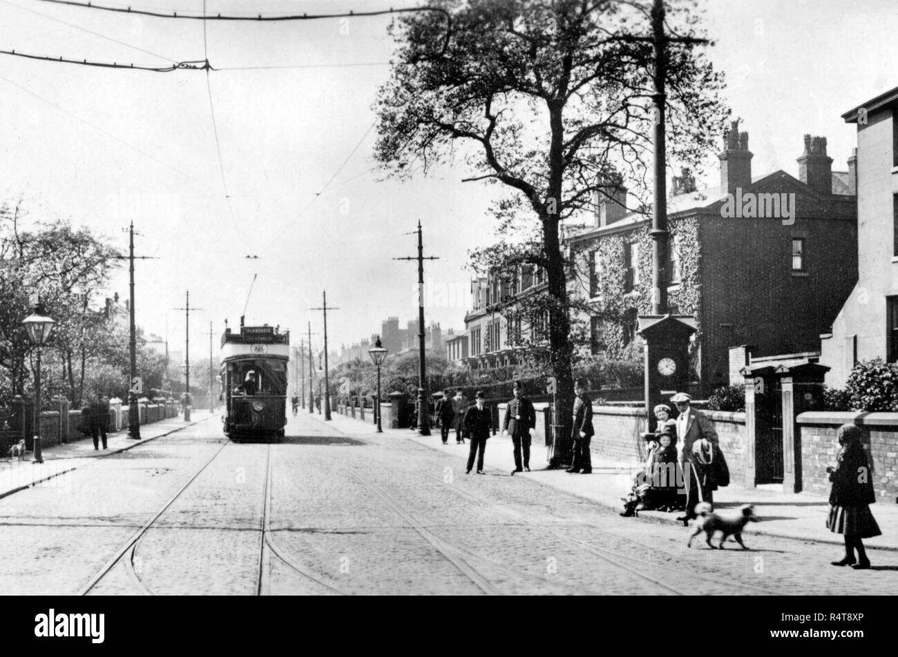 Broughton Lane, Lower Broughton early 1900s Stock Photo Alamy