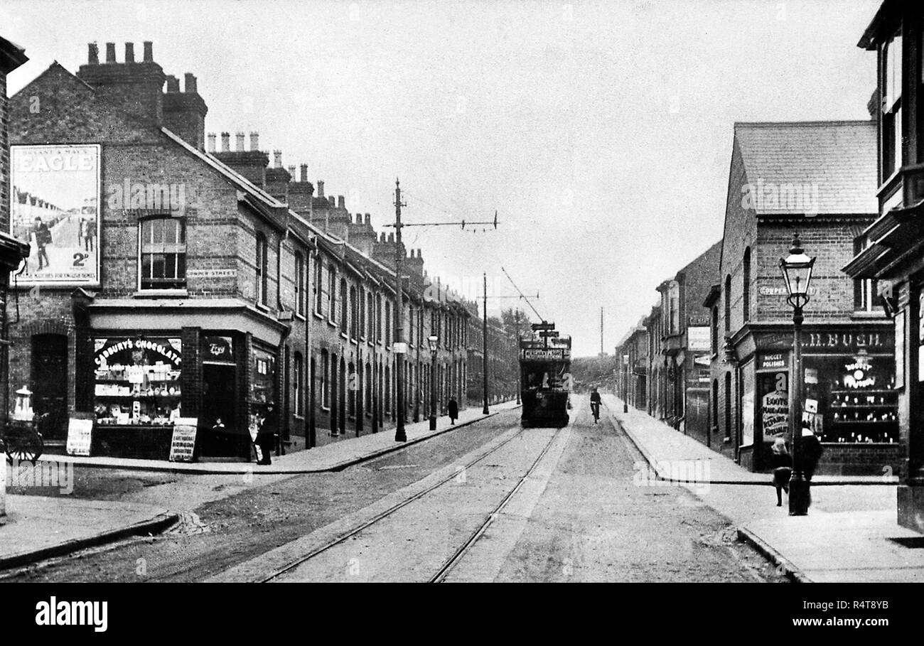 Ashton Road, Luton early 1900s Stock Photo