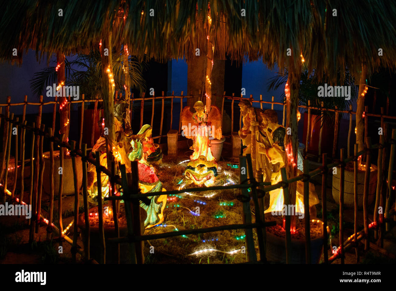 Nativity Scene, Merida, Yucatan, Mexico Stock Photo Alamy