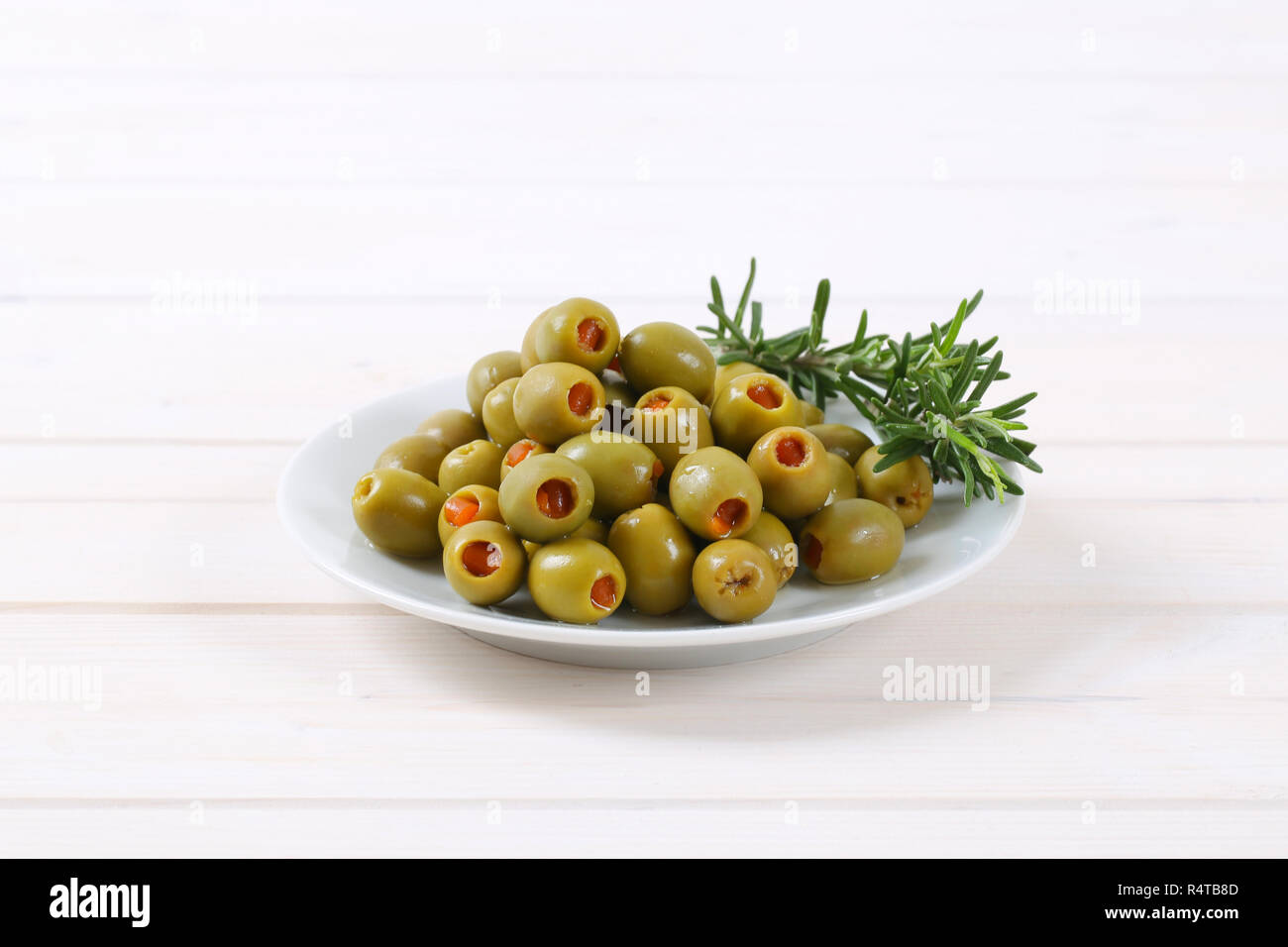 stuffed green olives Stock Photo Alamy
