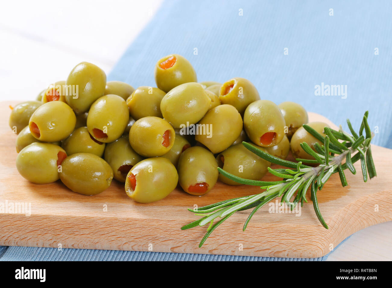 stuffed green olives Stock Photo Alamy