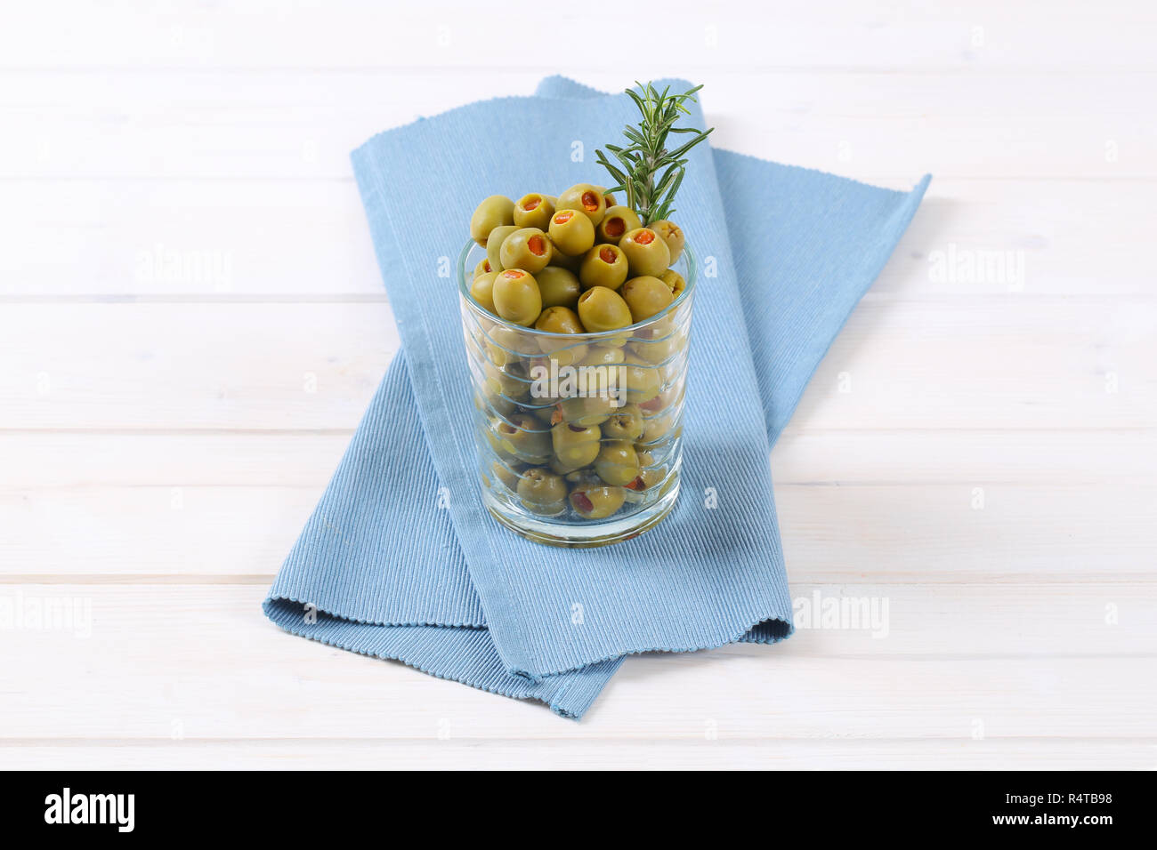 stuffed green olives Stock Photo Alamy