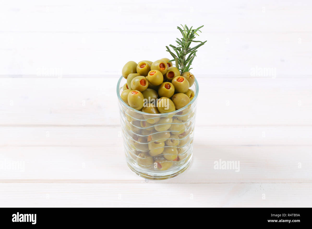 stuffed green olives Stock Photo Alamy