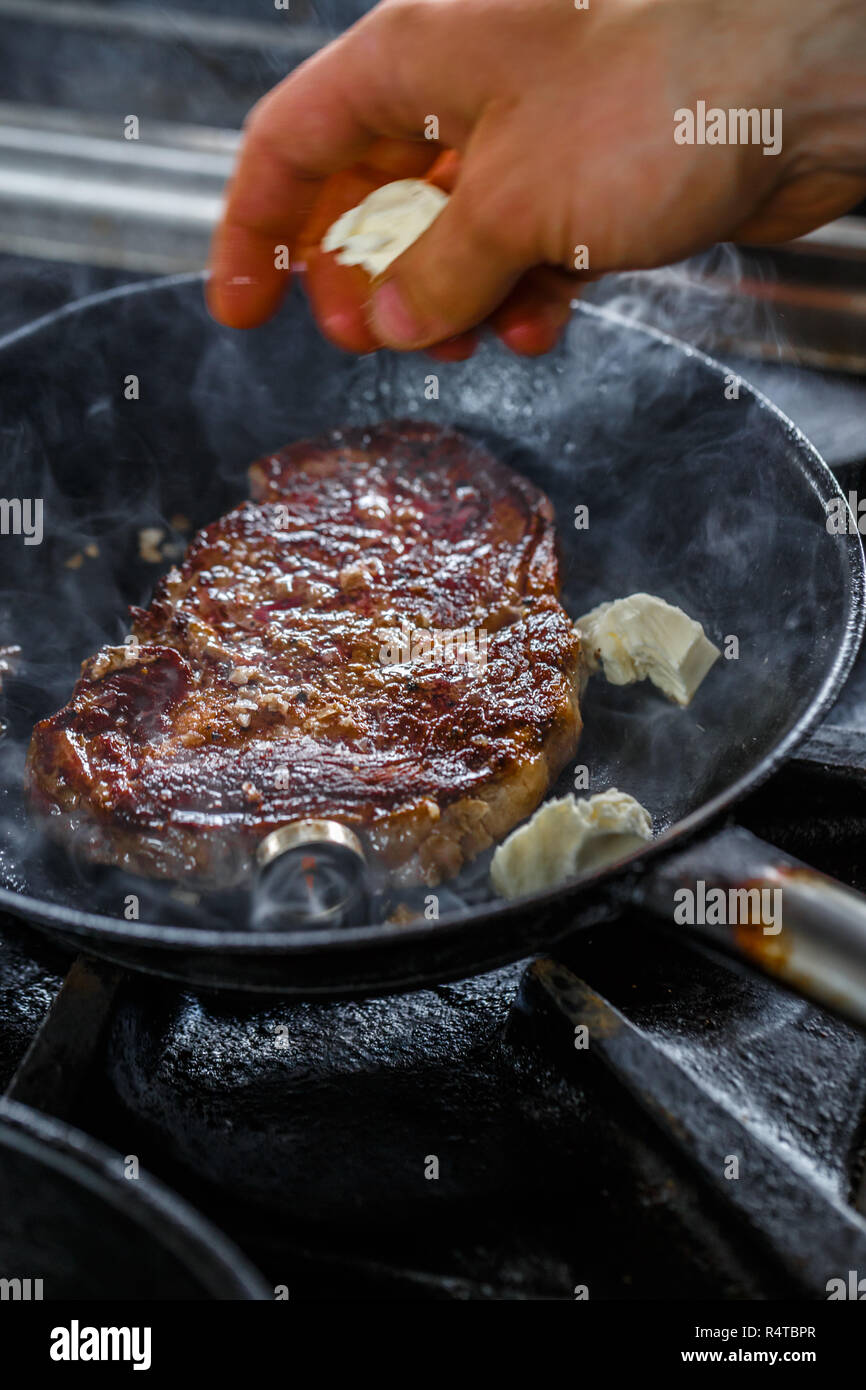 Pork meat steak Stock Photo