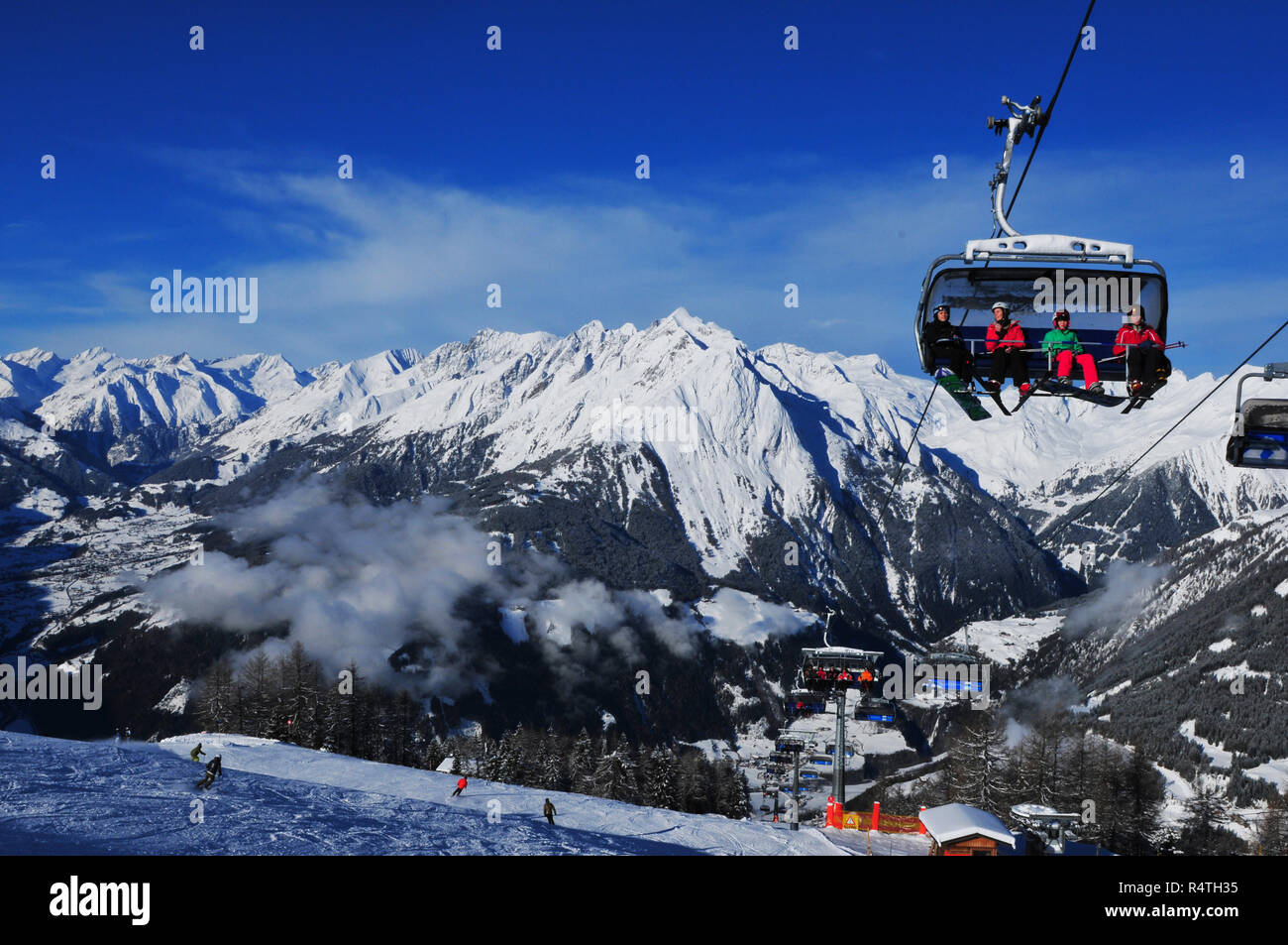 Breath taking panoramic view from the ski area of Kals-Matrei over 60 ...