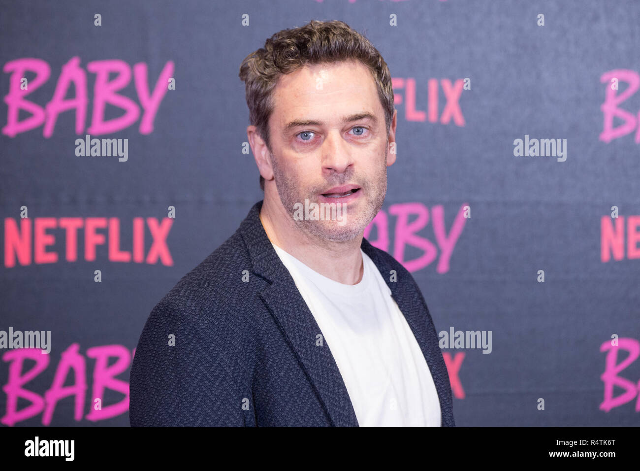 Roma, Italy. 27th Nov, 2018. Massimo Poggio Photocall of the Italian  fiction "Baby" produced by Netflix Credit: Matteo Nardone/Pacific  Press/Alamy Live News Stock Photo - Alamy