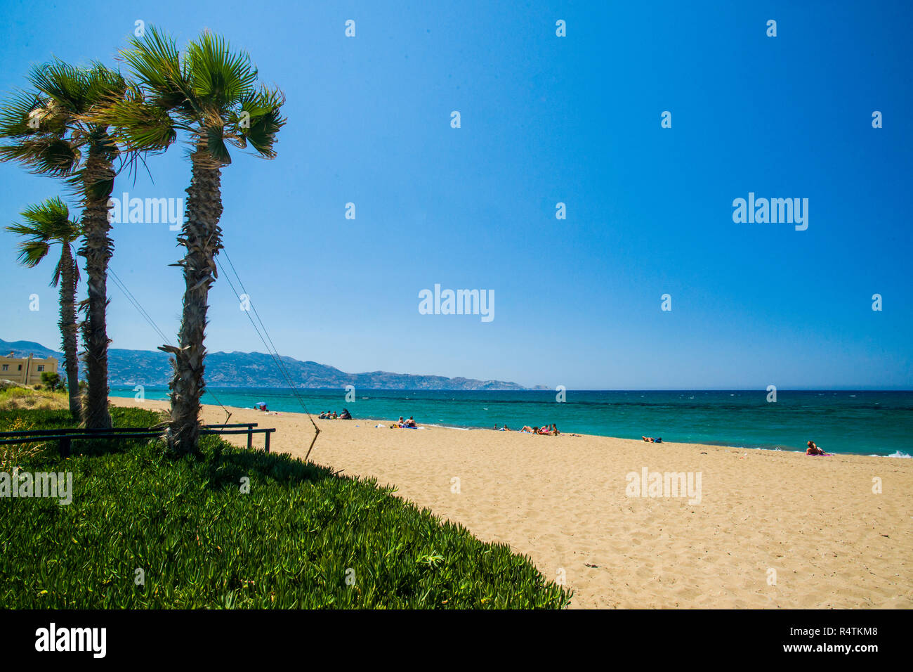 europe, greece, creta, heraklion, region, ammoudara, beach Stock Photo