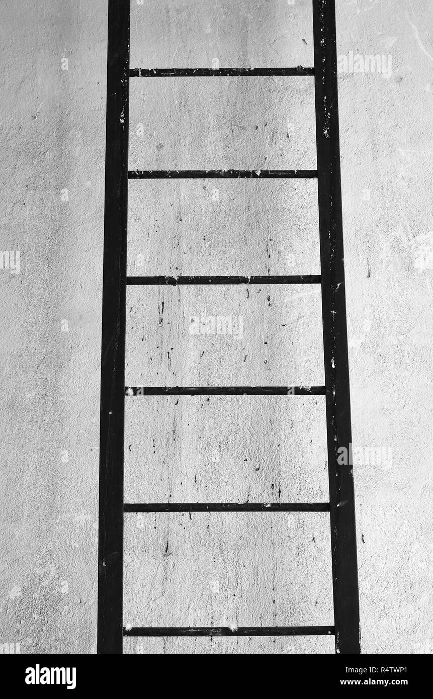 Fire Escape Steel Ladder Stock Photo Alamy