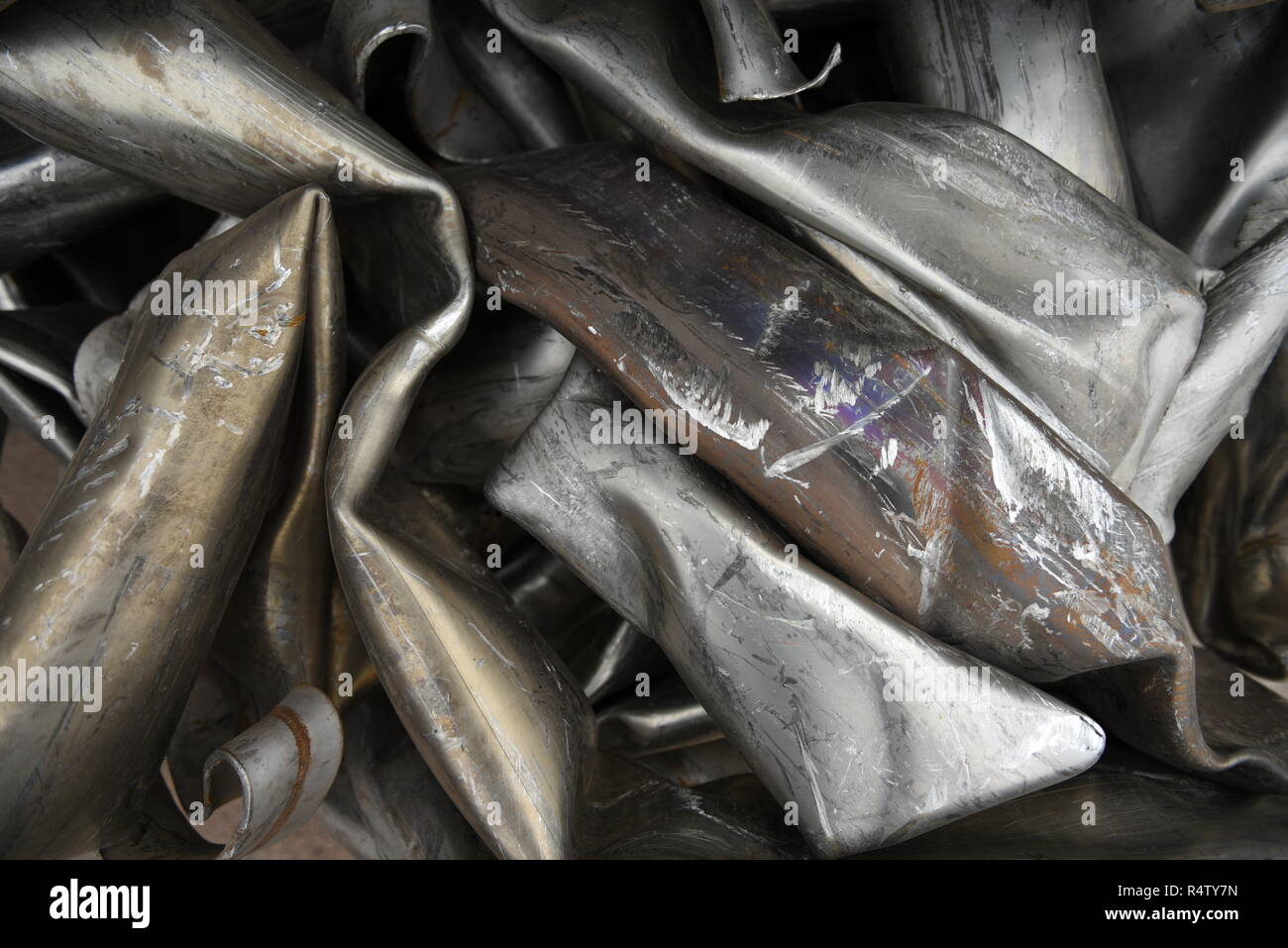 Metal Pipes For Recycling High Resolution Stock Photography and Images