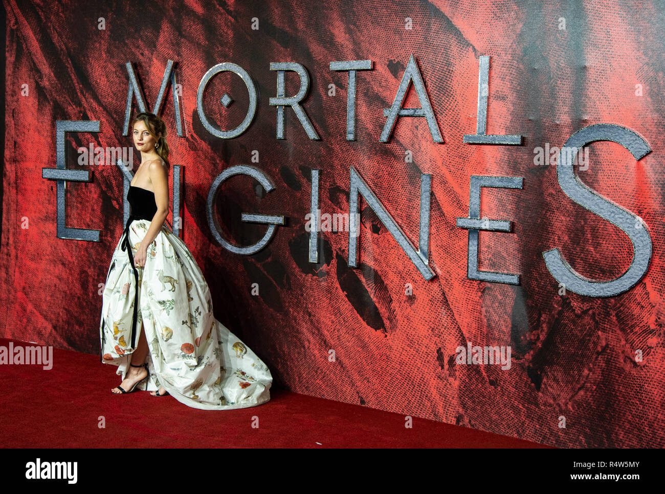 Leila George seen attending the World Premiere of 'Mortal Engines' at