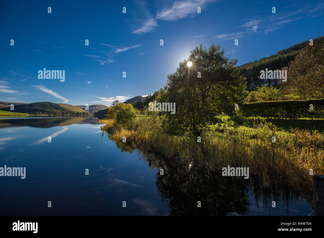 St Mary's Loch in the Scottish Borders Stock Photo