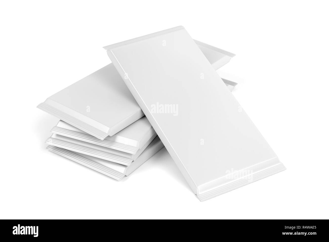 Blank chocolate bar packagings Stock Photo Alamy