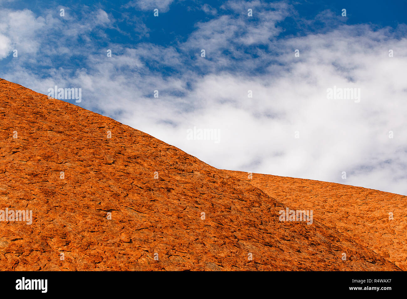 Ayers Rock, Australia -October 12, 2018 : The sacred rock of Ayers Rock ...