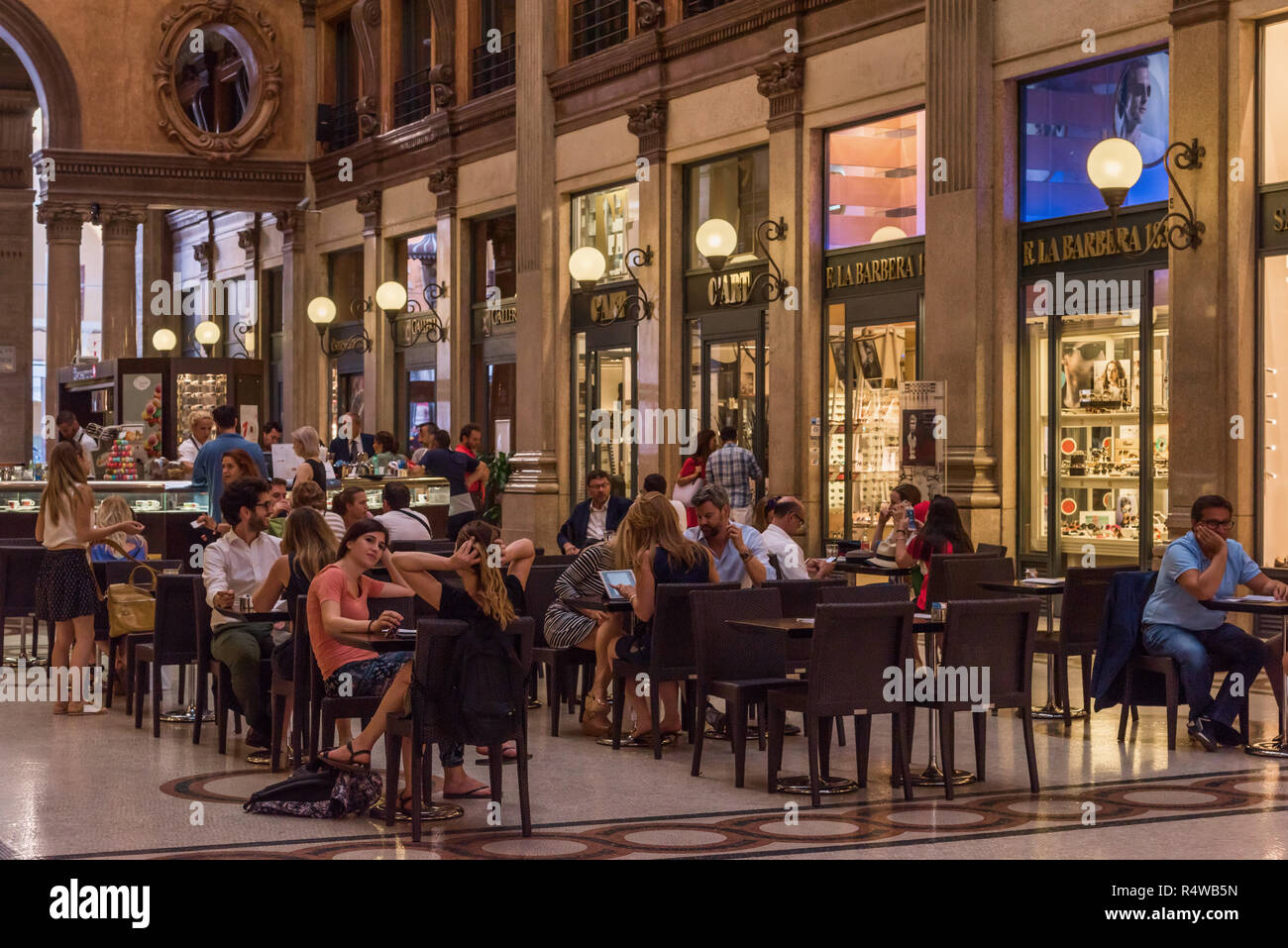 Galleria Alberto Sordi, Rome, Italy Stock Photo