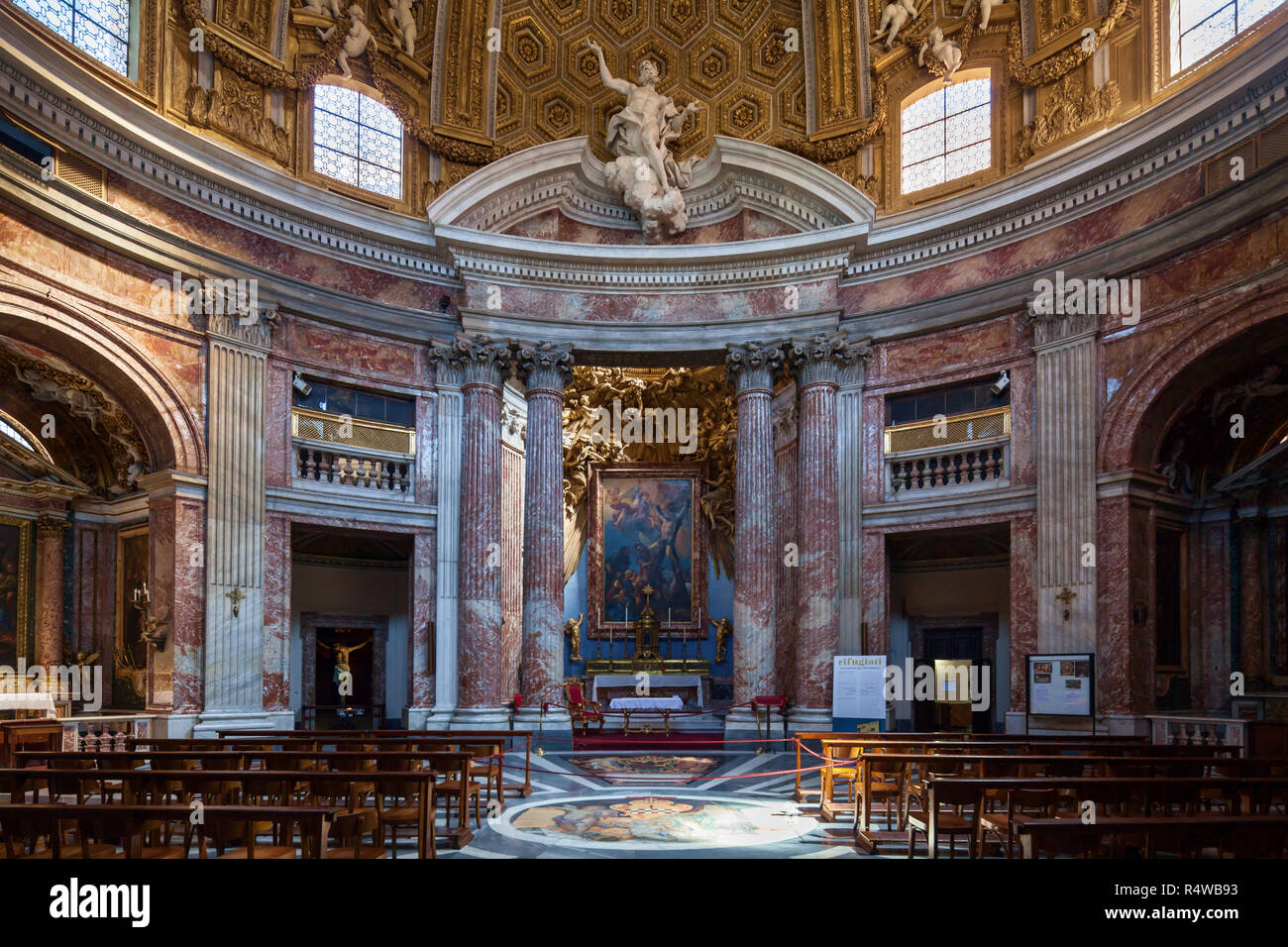 Sant'Andrea al Quirinale, Rome, Italy Stock Photo