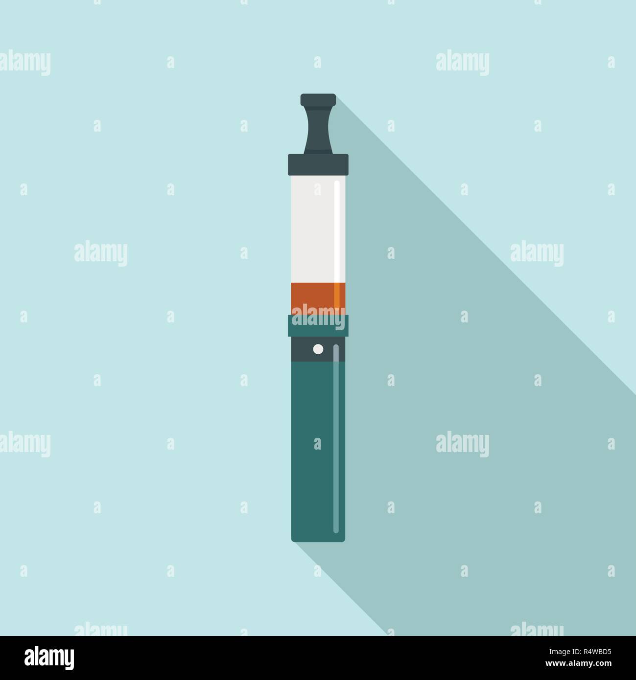 Modern vape pen icon. Flat illustration of modern vape pen vector icon ...