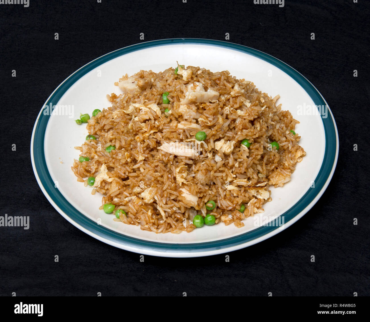 Chinese food, chicken egg fried rice Stock Photo