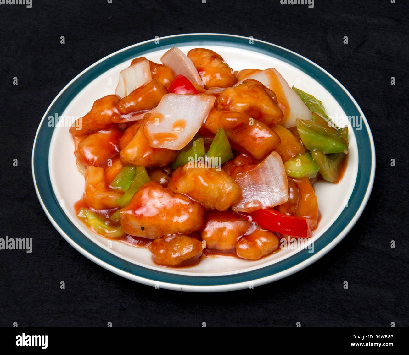 Chinese food, sweet & sour chicken Stock Photo Alamy