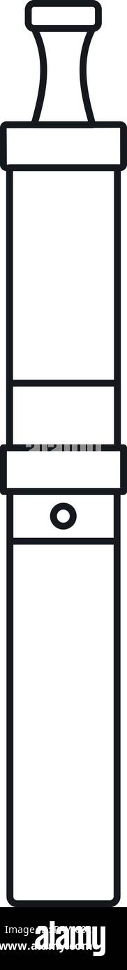 Modern vape pen icon. Outline modern vape pen vector icon for web ...