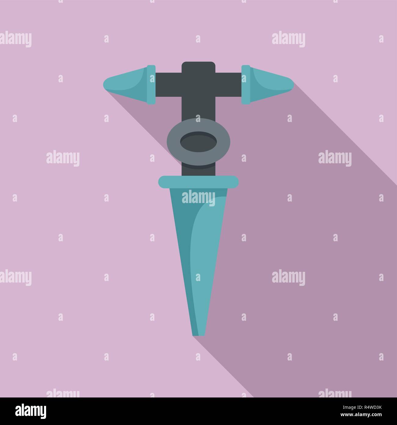 Water drop tool icon. Flat illustration of water drop tool vector icon for web design Stock