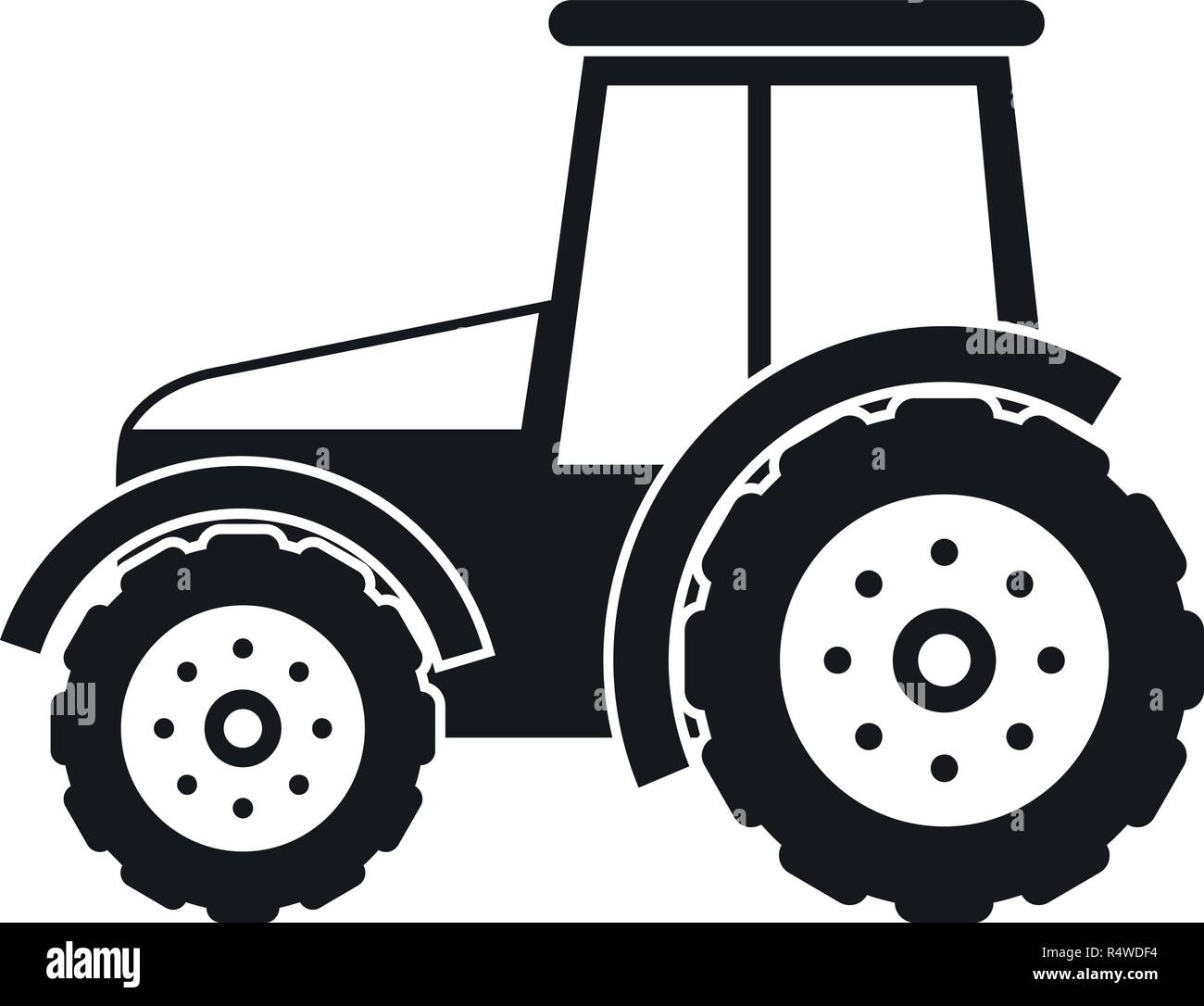 Tractor icon. Simple illustration of tractor vector icon for web design ...