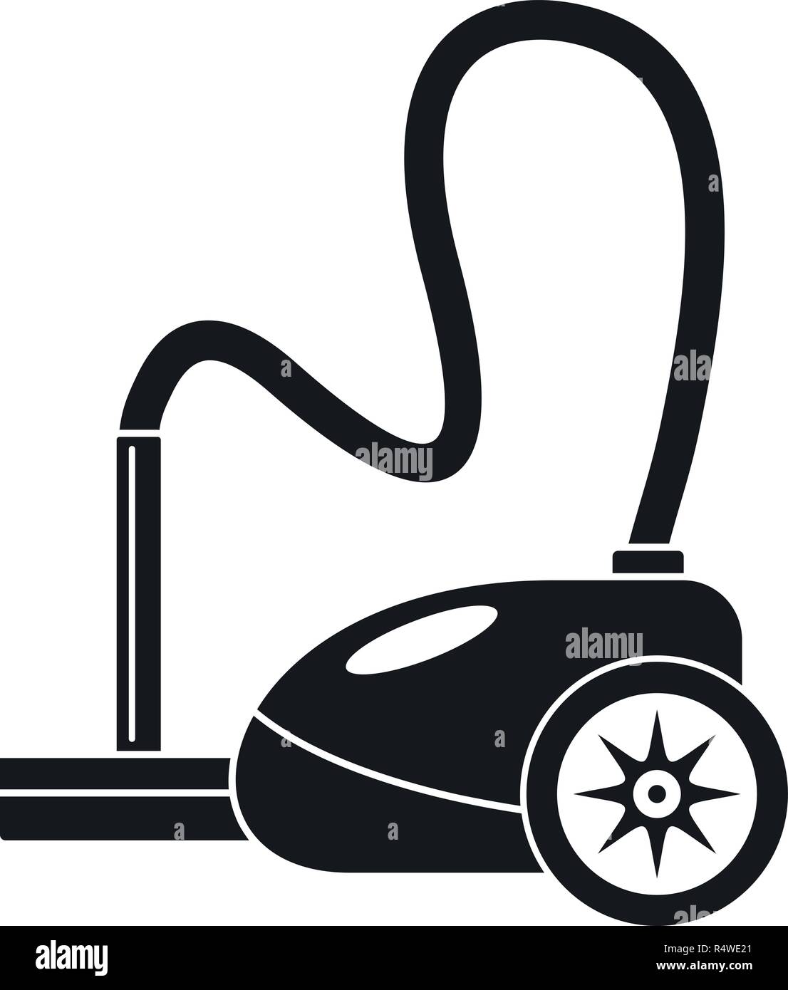German vacuum cleaner icon. Simple illustration of german vacuum
