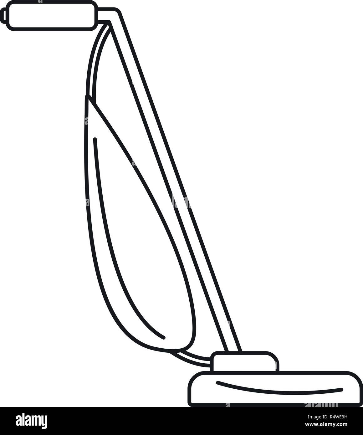 Stick vacuum cleaner icon. Outline stick vacuum cleaner vector icon for