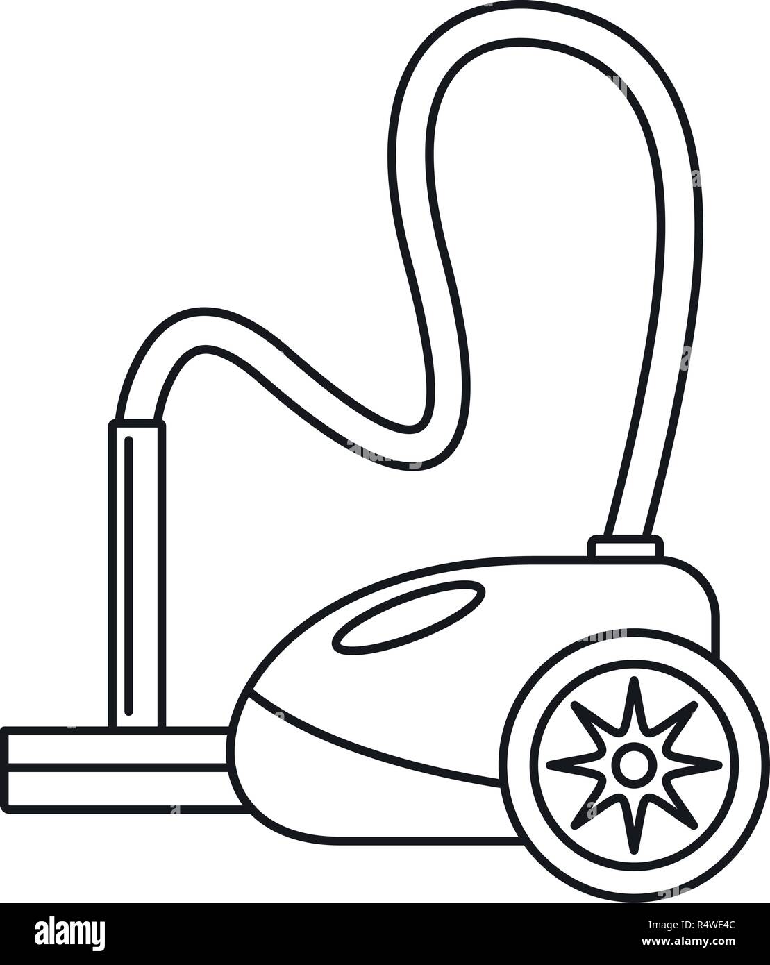German vacuum cleaner icon. Outline german vacuum cleaner vector icon