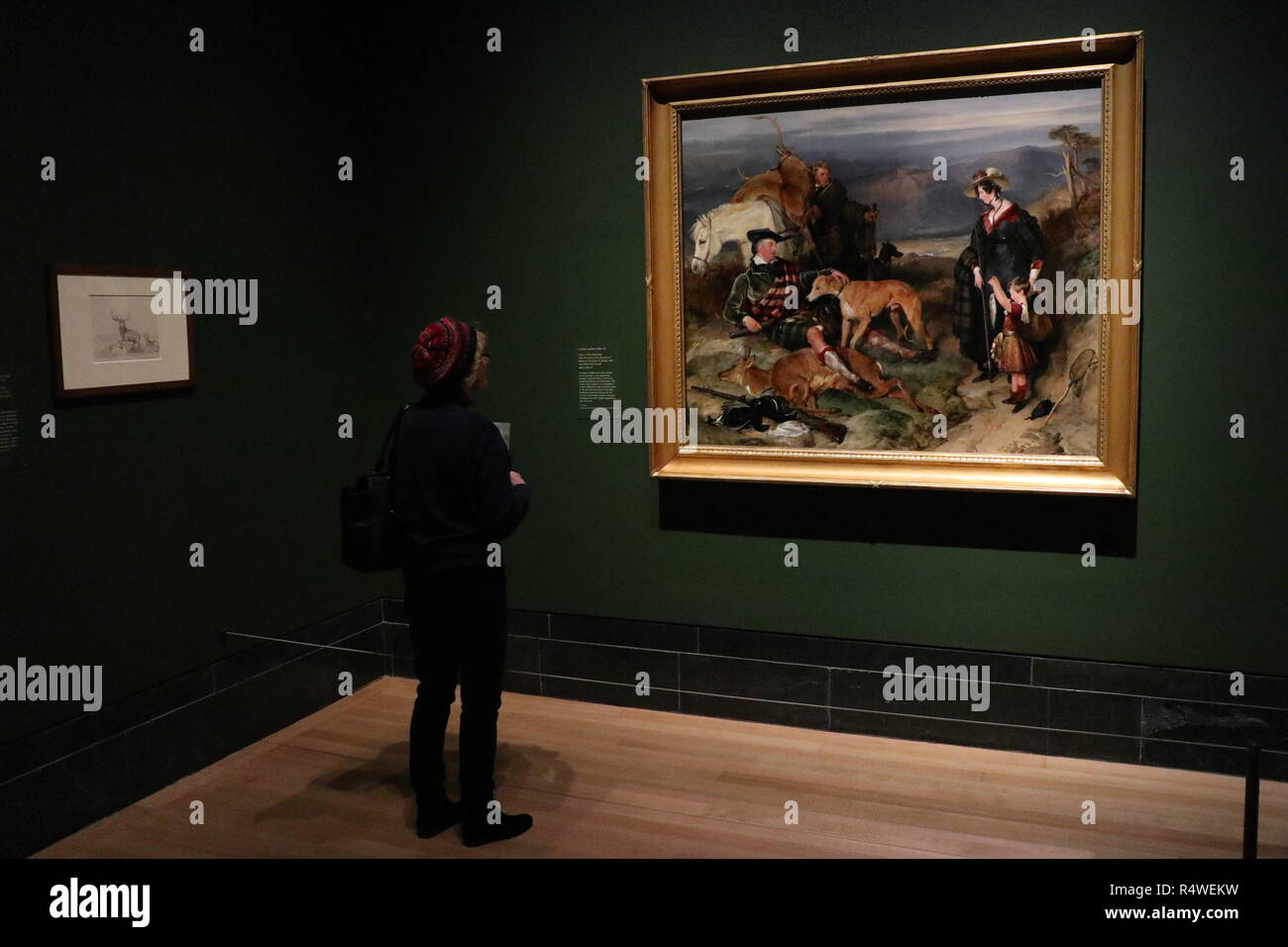 Landseers's The Monarch Of The Glen .The National Gallery Stock Photo