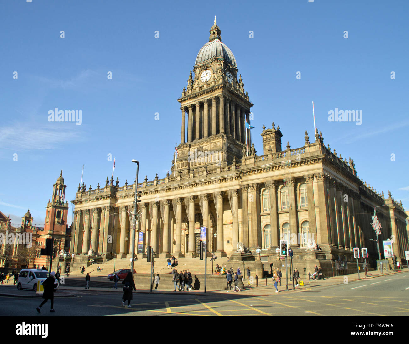 Leeds Town Hall Stock Photo