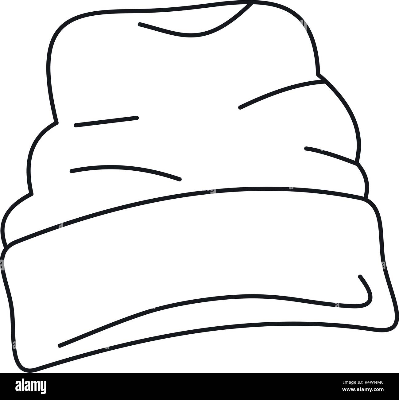 outline beanie