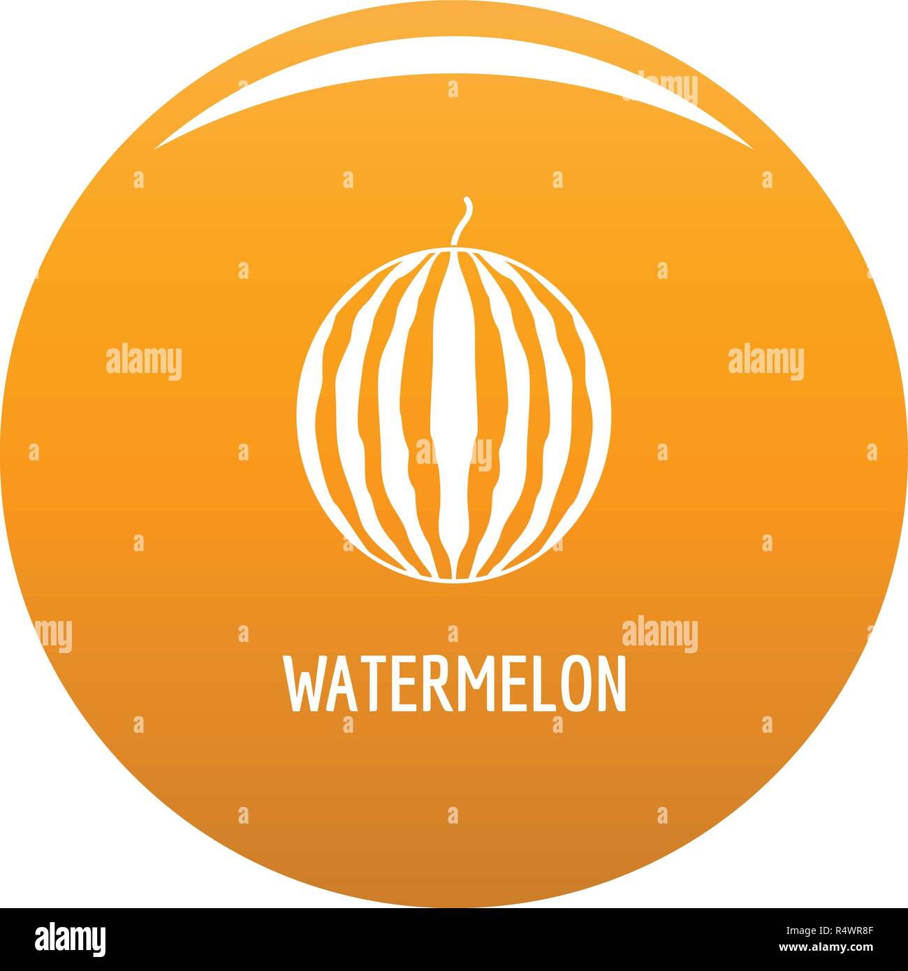 Watermelon icon. Simple illustration of watermelon vector icon for any ...