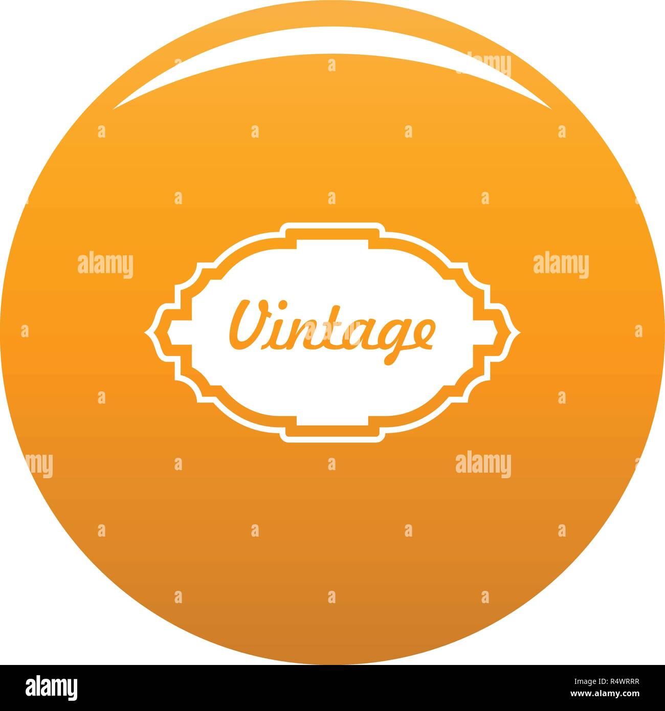 Style label icon. Simple illustration of style label vector icon for ...