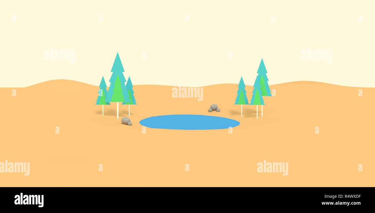 Mirage In The Desert Flat Design Style Illustration Stock Photo Alamy Mirage In The Desert Flat Design Style Illustration Stock Photo Alamy
