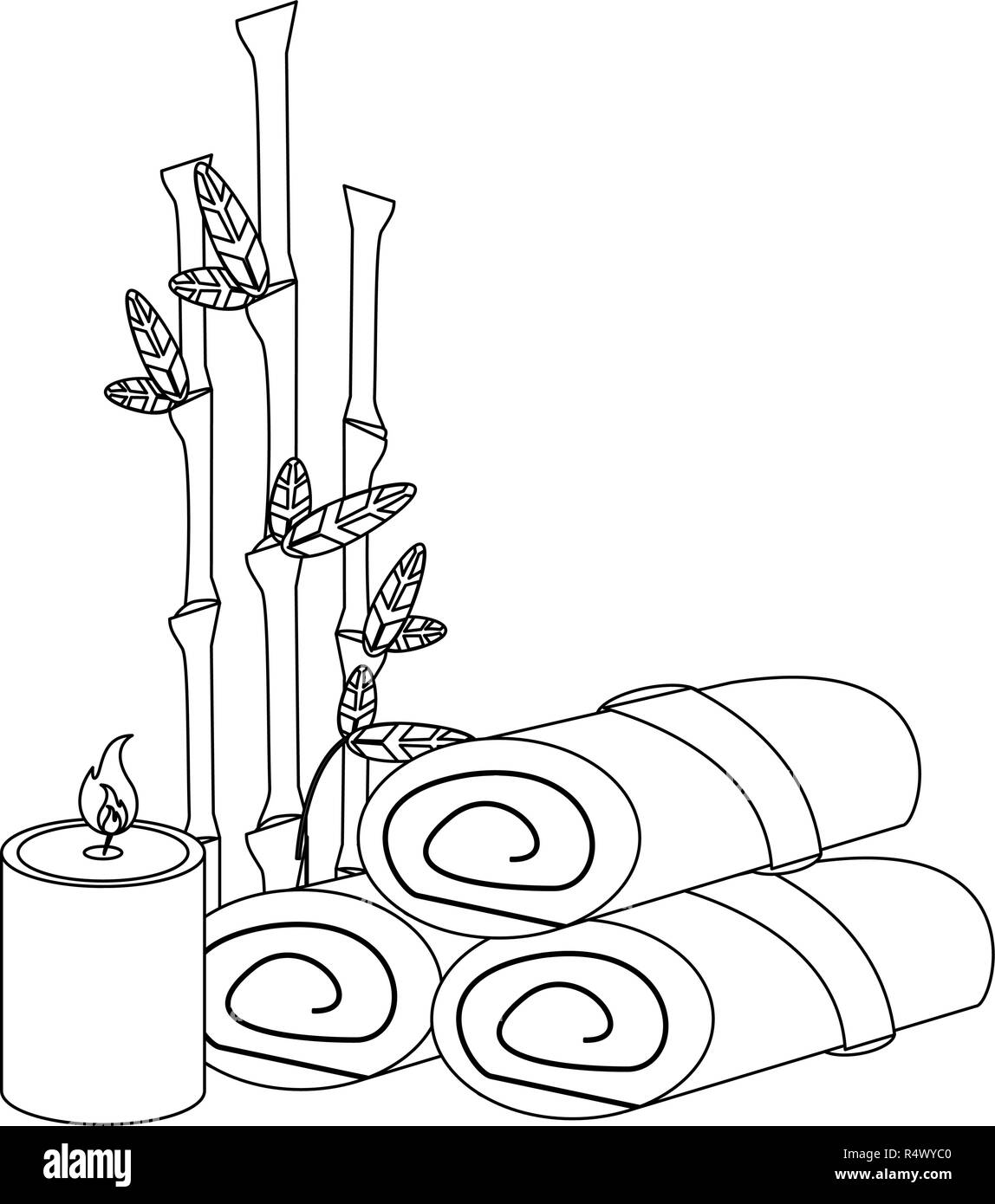 Spa Clipart Black And White