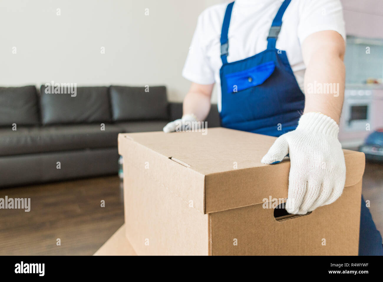 Two loaders unloading hi-res stock photography and images - Alamy