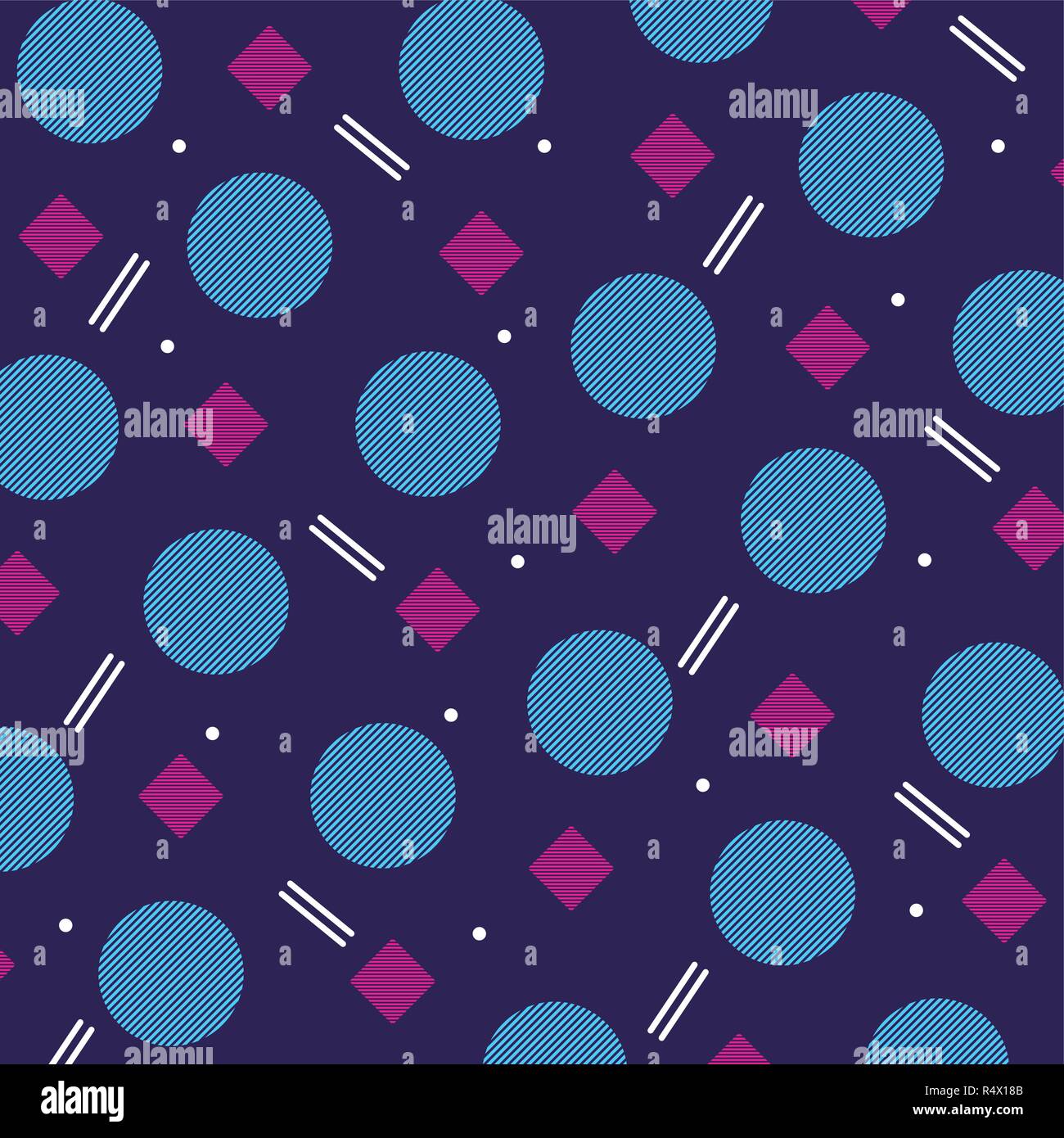 eighties and nineties style Stock Vector