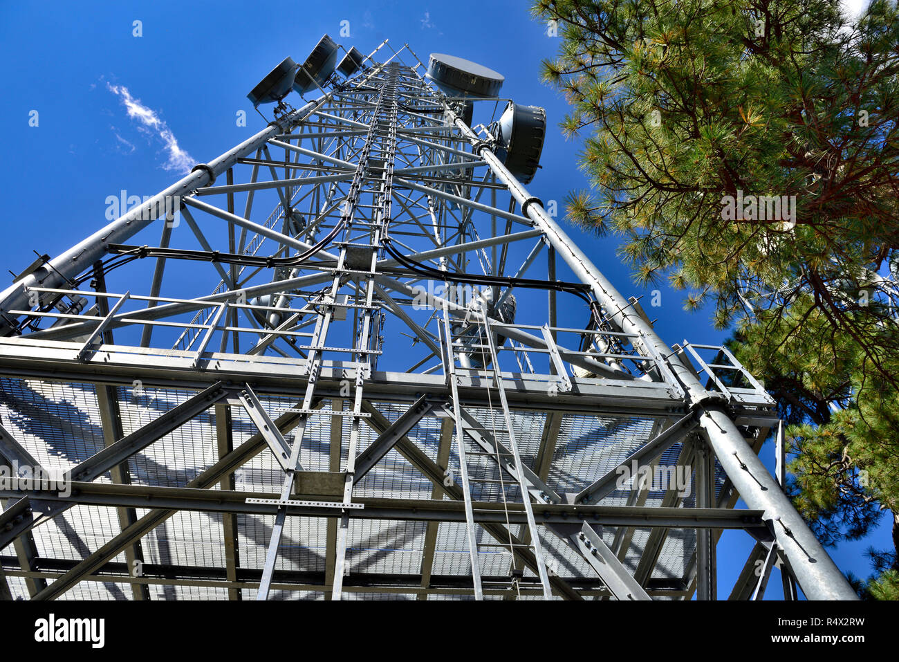Microwave antenna tower hires stock photography and images Alamy