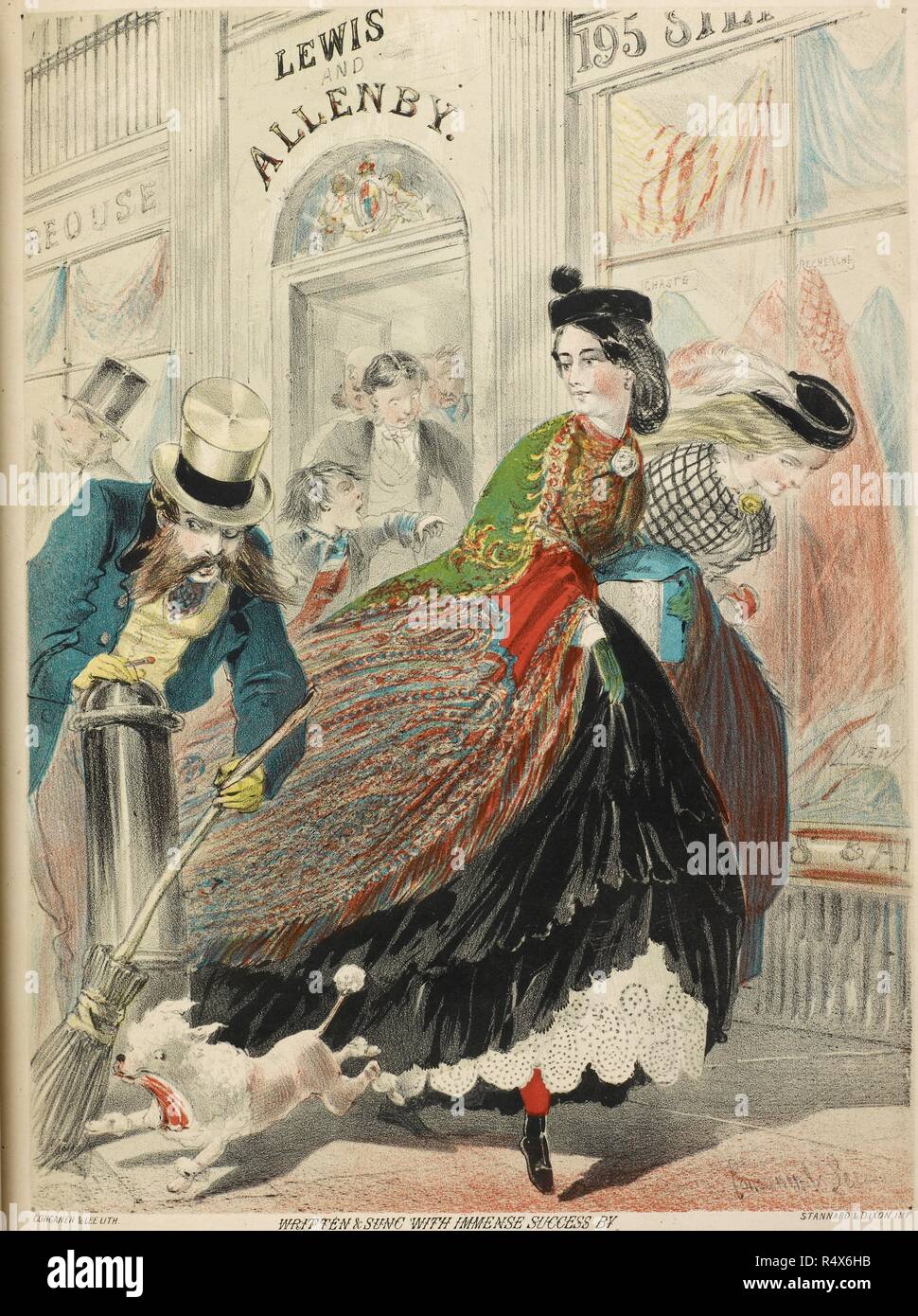 Victorian woman hat 1863 hi-res stock photography and images - Alamy