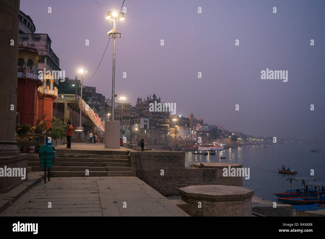 Images of art found in the everyday activities of life while walking the neighborhood lanes of Varanasi, India. Stock Photo