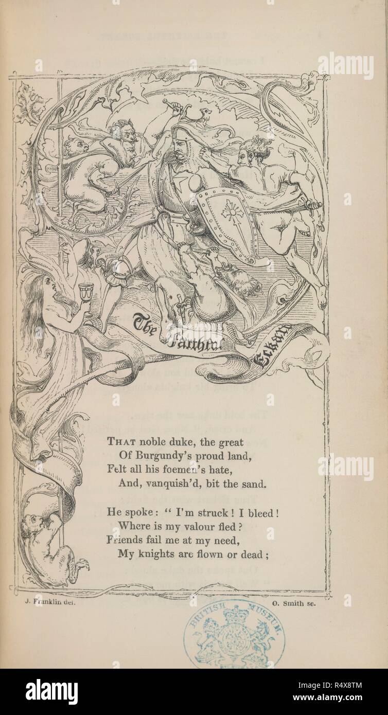 Knight. Tales from the Phantasus, etc. of L. Tieck. [Trans. J. Burns: London, 1845. Source: 1459.c.36, 23. Language: English. Stock Photo
