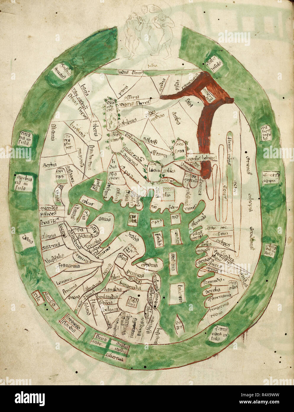 A map of the Mediterranean and adjoining countries, Author Ranulf ...