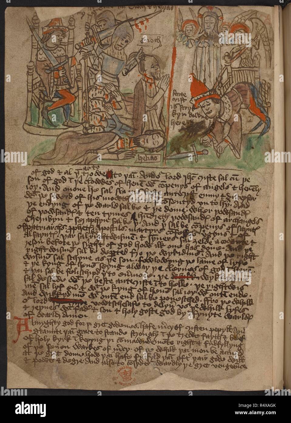 Illustrated page from The Desert of Religion. Desert of Religion and ...