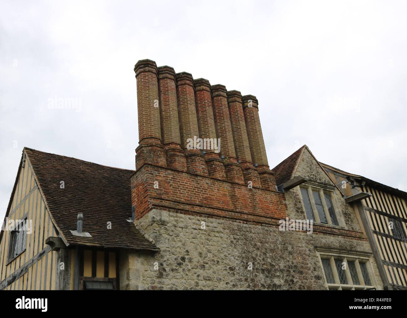 ightham-mote-kent-stock-photo-alamy