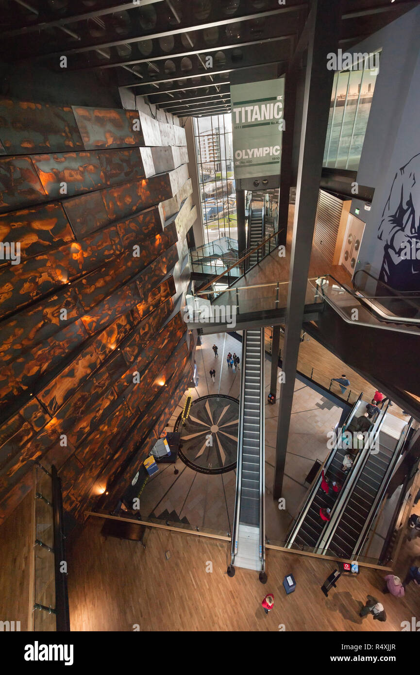 Titanic Belfast Interior Stock Photo