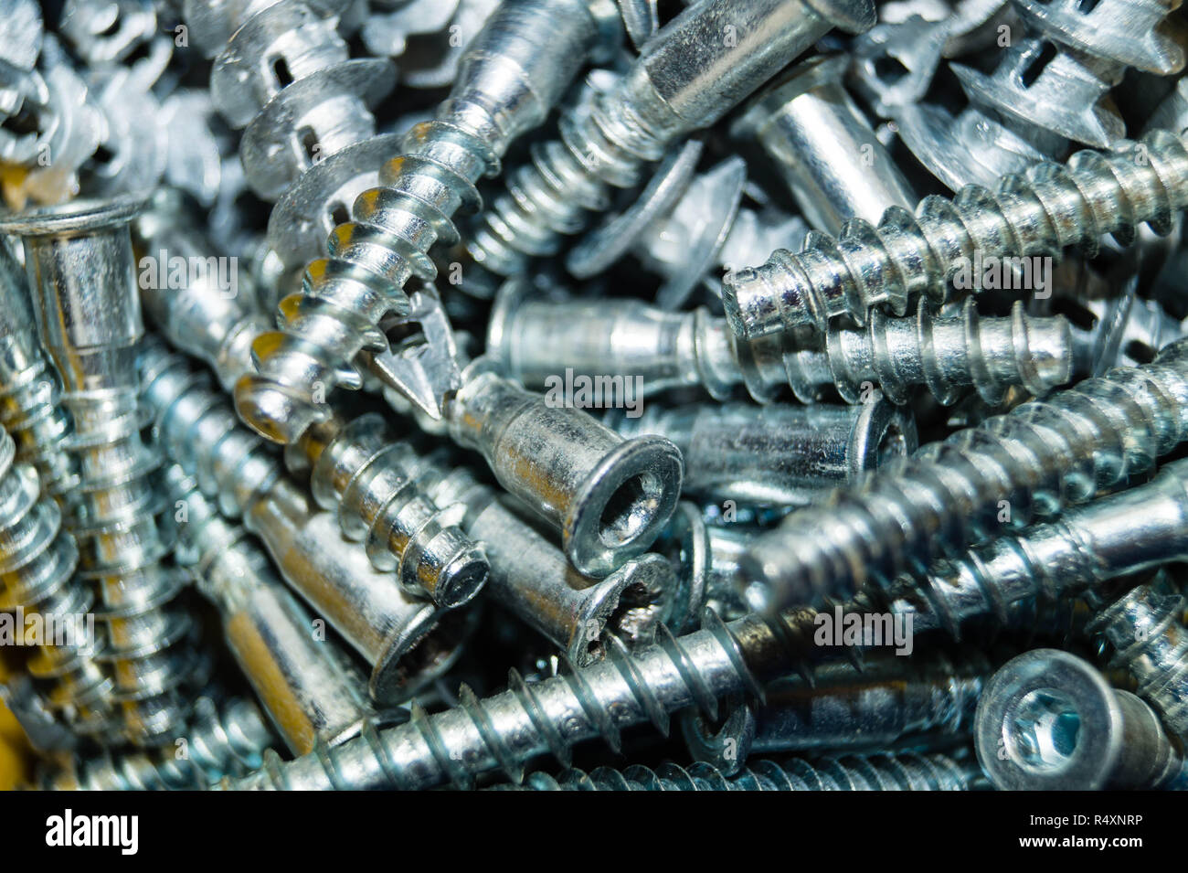 industrial iron nuts nails and screws Stock Photo Alamy
